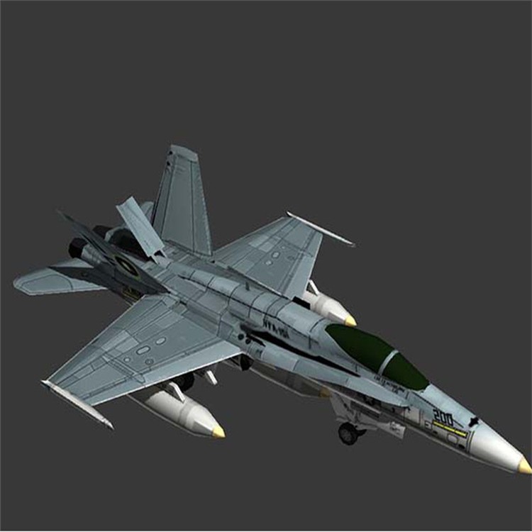 阿合奇3D舰载战斗机模型